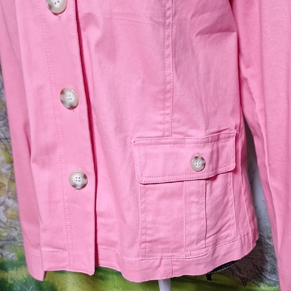 Appleseed's Pink Button-Up Blazer - Picture 3 of 14